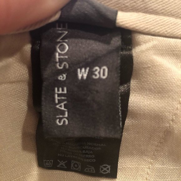 SLATE & Stone Flat Front Khaki Shorts - Picture 5 of 7